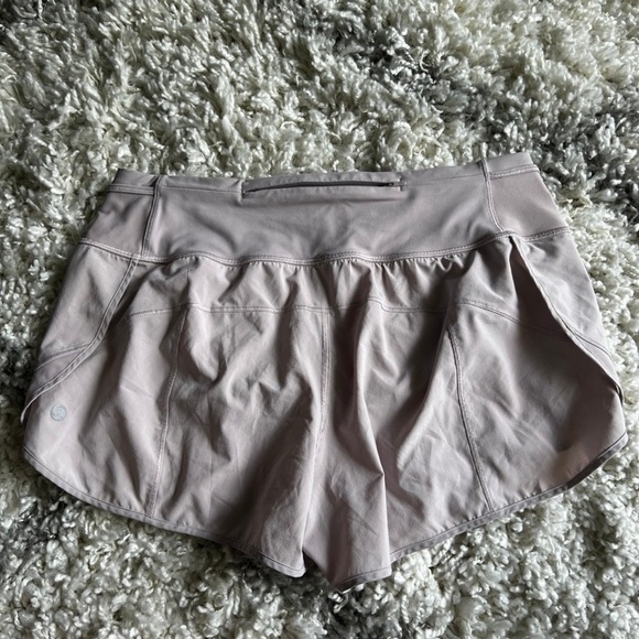 Lululemon Mesh Over Miles Short *3" Powdered Mauve - Picture 2 of 3